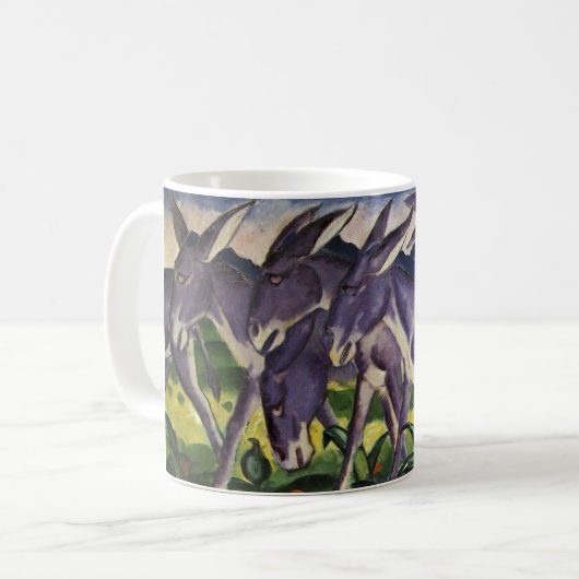 Esel-Fries durch Franz Marc Kaffeetasse (Vorderseite Links)