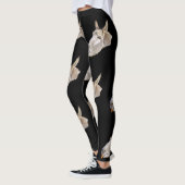 Esel genannt Karotten, schwarz Leggings (Links)