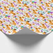 Esel Halloween Geschenkpapier (Ecke)