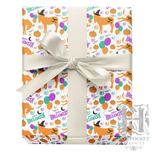Esel Halloween Geschenkpapier