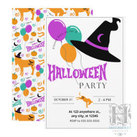 Esel-Halloweenparty-Einladung