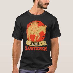 Esel Hauspferd Arten Biologe Afrika Haustier T-Shirt