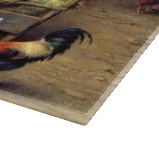 Esel-Huhn-Vieh-Malen Schneidebrett (Ecke)