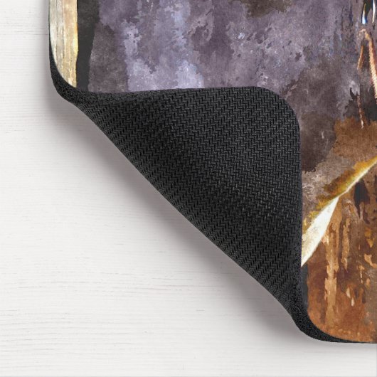 Esel im Aquarell Mousepad (Ecke)