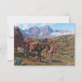 Esel in den Pyrenäen (Rosa Bonheur) Karte