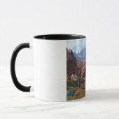 Esel in den Pyrenäen (Rosa Bonheur) Tasse (Links)