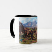 Esel in den Pyrenäen (Rosa Bonheur) Tasse (Vorderseite Links)