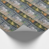 Esel in einem Herbstfeld Geschenkpapier (Ecke)