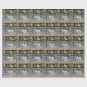 Esel in einem Herbstfeld Geschenkpapier (Flach)