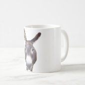 Esel in Ihrem Gesicht Kaffeetasse (VorderseiteRechts)