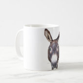 Esel in Ihrem Gesicht Kaffeetasse (Vorderseite Links)