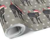 Esel & Kardinal Geschenkpapier (Rolleneckpunkt)