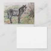 Esel Mitteilungskarte (Vorne/Hinten)