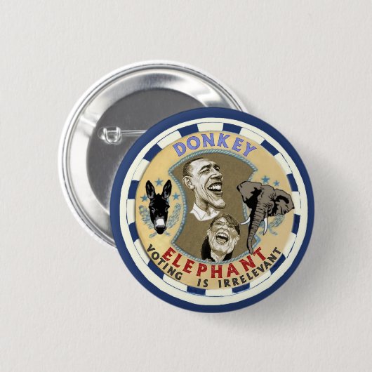 Esel oder Elephant Button (Vorne & Hinten)