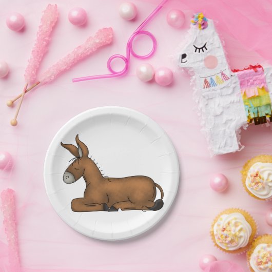 Esel-PapierTeller Pappteller (Party)