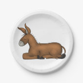 Esel-PapierTeller Pappteller (Vorderseite)