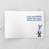 Esel-Party-Mitte Karte (Innenseite)