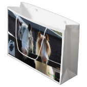 Esel, Pferd und ein exklusives Geschenk des Große Geschenktüte (Vorderseite Schrägansicht)