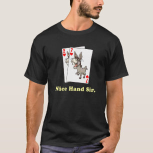 Esel-Poker für Online- und Live-Spieler  1 T-Shirt