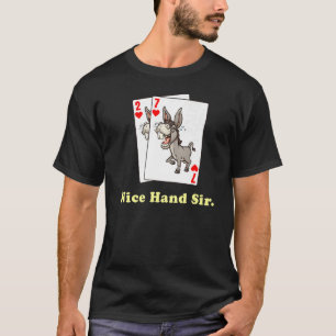 Esel-Poker für Online- und Live-Spieler  1 T-Shirt
