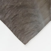 Esel-Porträt-Fleece-Decke Fleecedecke (Ecke)