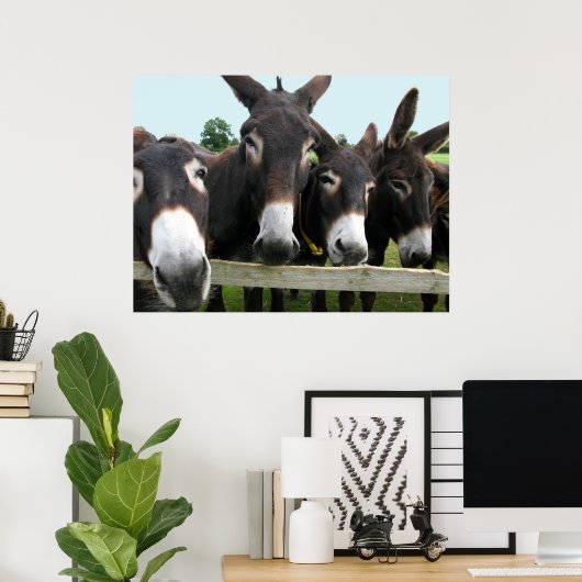 Esel! Poster (Heimbüro)