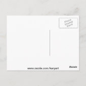 Esel Postkarte (Rückseite)