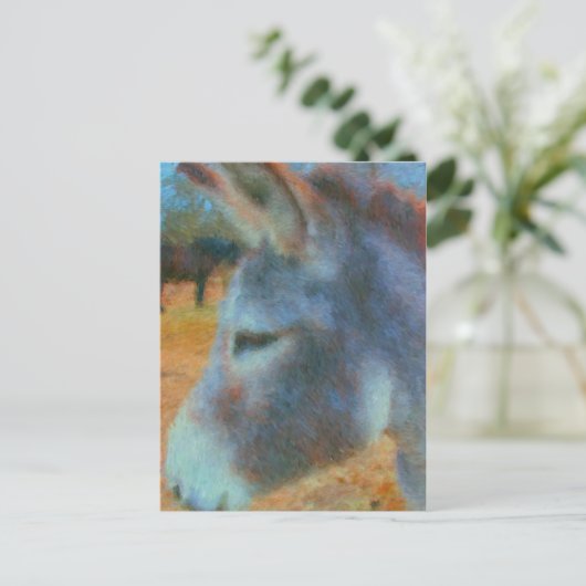 Esel Postkarte (Stehend Vorderseite)