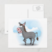 Esel Postkarte (Vorne/Hinten)