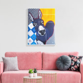Esel Punch Gemälde von Alfred Fox Leinwanddruck (Insitu (Wohnzimmer))