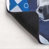 Esel Punch Gemälde von Alfred Fox Mousepad (Ecke)