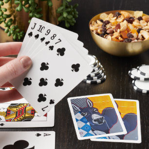 Esel Punch Gemälde von Alfred Fox Spielkarten