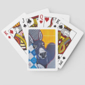 Esel Punch Gemälde von Alfred Fox Spielkarten (Rückseite)