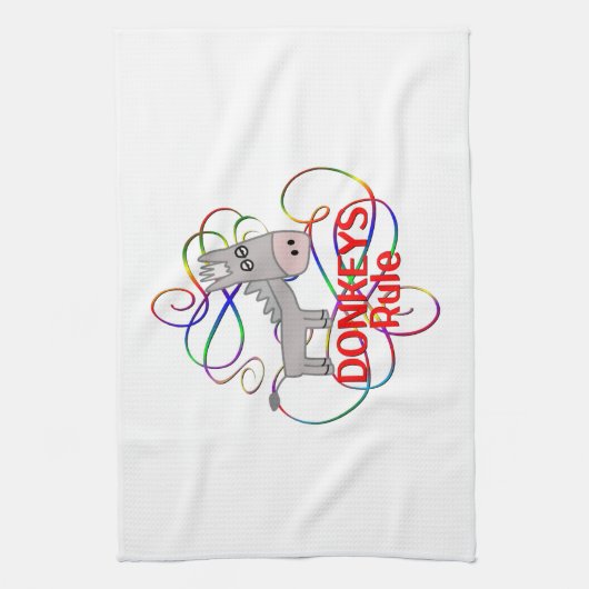 Esel-Regel Geschirrtuch (Vertikal)