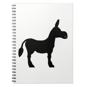 Esel-Silhouette Notizblock