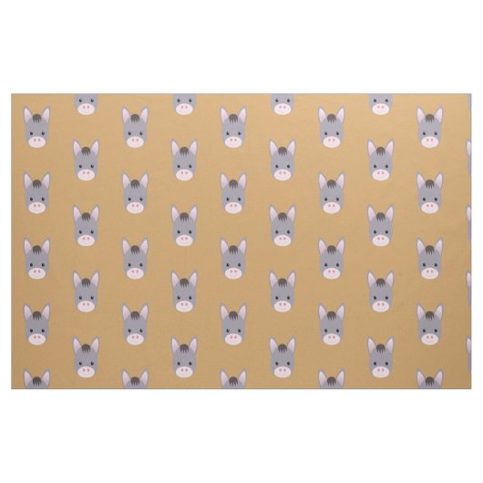 Esel Stoff (Fat Quarter (45,7 x 55,9 cm))