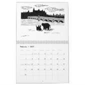 Esel- und Elefantkalender Kalender (Feb 2027)