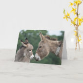 Esel- und Fotoparte Karte (Gelbe Blume)