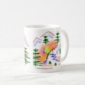 Esel und Regenbogen Kaffeetasse (VorderseiteRechts)