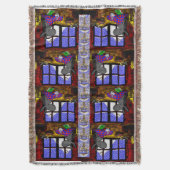 Esel und Vogel im Schnee Decke (Vorderseite Vertikal)