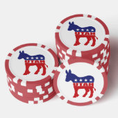 Esel Utahs Demokrat Pokerchips (Stapel)