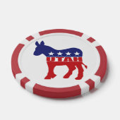 Esel Utahs Demokrat Pokerchips (Einzeln)