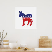 Esel Vermonts Demokrat Poster (Küche)