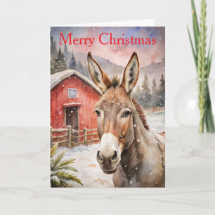 Esel zu Weihnachten