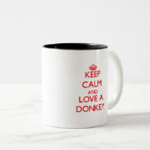 Esel Zweifarbige Tasse (VorderseiteRechts)