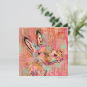 Eselbemalung Einladung (Stehend Vorderseite)