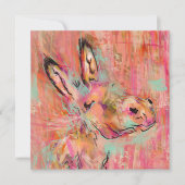 Eselbemalung Einladung (Vorderseite)