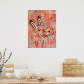 Eselbemalung Poster (Küche)