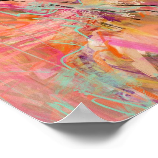 Eselbemalung Poster (Ecke)