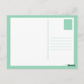 Eselbemalung Postkarte (Rückseite)